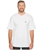 U.s. Polo Assn. Big Tall V-neck T-shirt (white) Men's T Shirt
