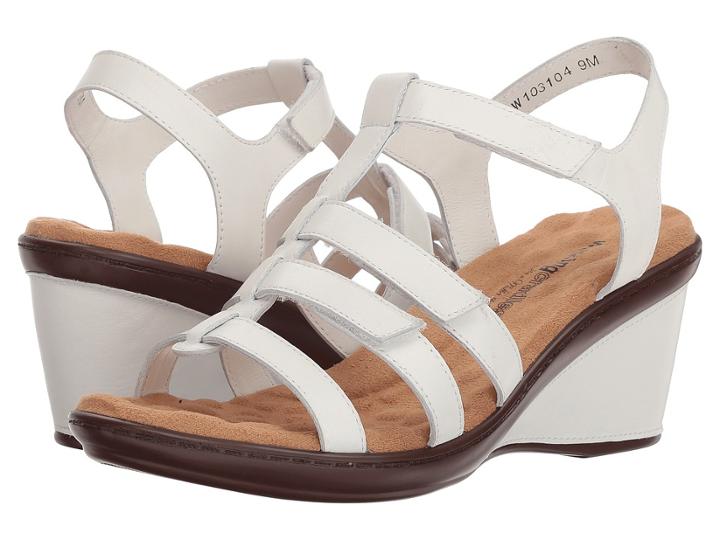 Walking Cradles Laurel (white Nappa) Women's  Shoes