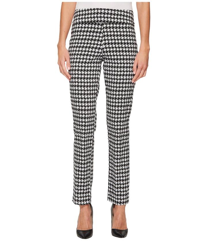 Krazy Larry Pull-on Ankle Pants (houndstooth) Women's Dress Pants