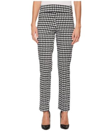 Krazy Larry Pull-on Ankle Pants (houndstooth) Women's Dress Pants
