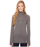 Icebreaker Zeal Merino Long Sleeve 1/2 Zip (metal) Women's Clothing