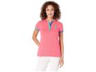 U.s. Polo Assn. Color Block Trim (shangri La Rose) Women's Clothing