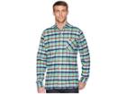 Psycho Bunny Long Sleeve Flannel (galaxy) Men's Clothing