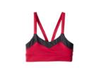 Bloch Kids Two-tone V-strap Crop Top (little Kids/big Kids) (berry) Girl's Clothing