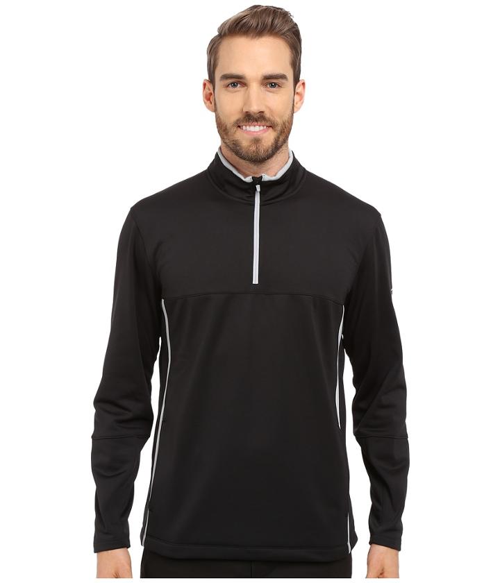 Nike Golf Therma-fittm Cover-up (black/wolf Grey/black/wolf Grey) Men's Sweatshirt