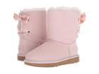 Ugg Kids Customizable Bailey Bow Ii (little Kid/big Kid) (seashell Pink) Girls Shoes