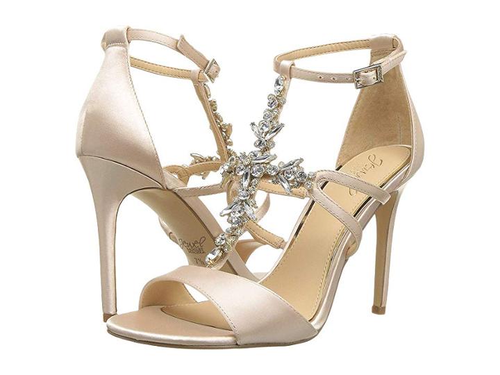 Jewel Badgley Mischka Galvin (champagne Satin) High Heels