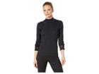 Nike Pro Hypercool Rib Long Sleeve Top (black/clear) Women's Clothing
