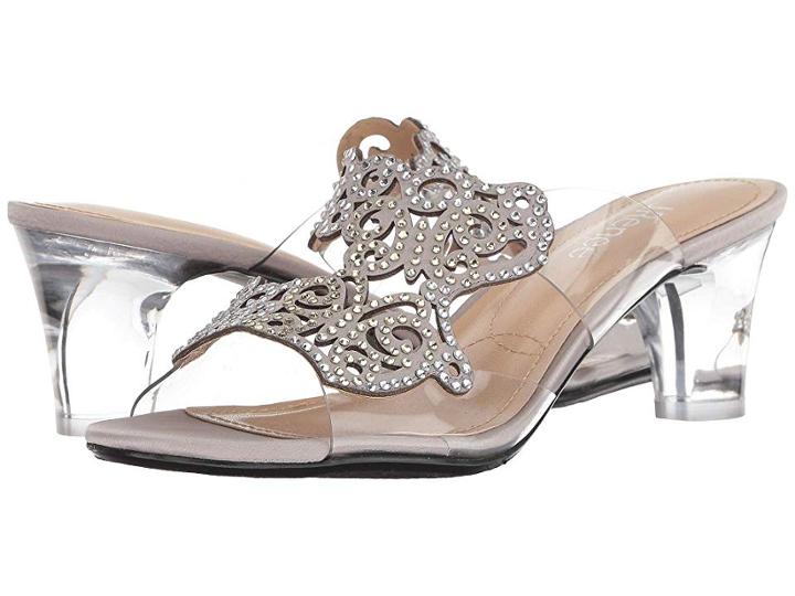 J. Renee Sabreen (silver/clear) High Heels
