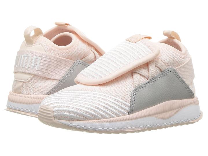 Puma Kids Tsugi Jun V (toddler) (pearl/pearl) Girls Shoes