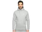 Nike Club Fleece Full-zip Hoodie (dark Grey Heather/dark Grey Heather/white) Men's Fleece