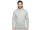 Nike Club Fleece Full-zip Hoodie (dark Grey Heather/dark Grey Heather/white) Men's Fleece