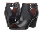 Frye Dani Cut Out Bootie (black Waxed Full Veg) Women's Dress Pull-on Boots