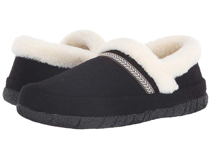 Foamtreads Victoria (black) Women's Slippers