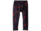 Polo Ralph Lauren Kids Cherry-print Jersey Leggings (toddler) (black/red Multi) Girl's Casual Pants