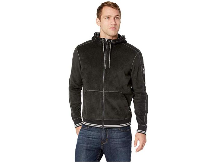 Toad&co Cashmoore Zip Hoodie (black) Men's Sweatshirt