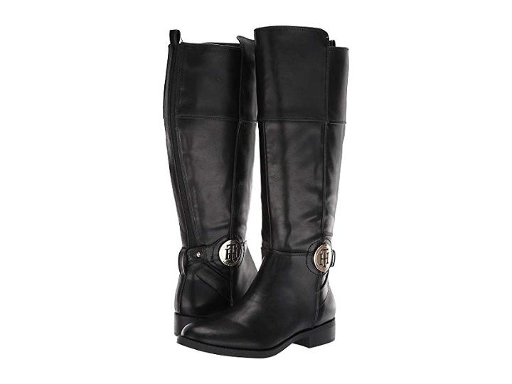 Tommy Hilfiger Idran Wide Calf (black Multi) Women's Shoes