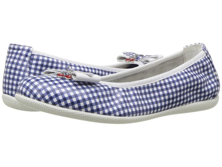 Primigi Kids Pff 14380 (big Kid) (white/blue) Girl's Shoes