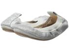Yosi Samra Kids Sammie Super Soft Ballet Flat (toddler) (silver Glitter) Girls Shoes