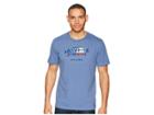 Life Is Good Americana Camp Crusher Tee (heather Vintage Blue) Men's T Shirt