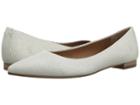 Frye Sienna Ballet (white Crackle) Women's Flat Shoes