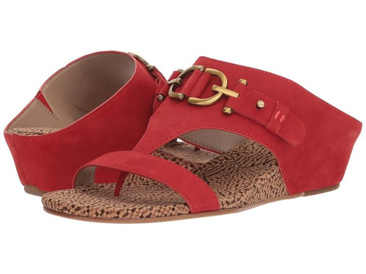 Donald J Pliner Dayna (poppy Red) Women's Wedge Shoes