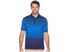 Callaway Space Dye Engineered Striped Polo (estate Blue) Men's Short Sleeve Pullover