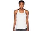 New Balance Heather Tech Tank Top (sea Salt Heather/black) Women's Sleeveless