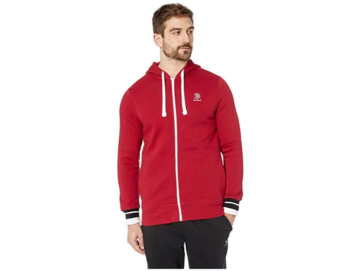 Reebok Activchill Full Zip (cranberry Red) Men's Clothing