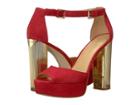 Michael Michael Kors Paloma Platform (scarlet) Women's Shoes