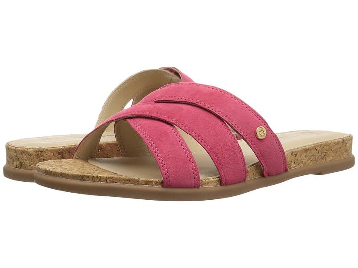 Hush Puppies Dalmatian Slide (paradise Pink Suede) Women's Slide Shoes