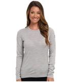 Icebreaker Oasis Long Sleeve Crewe (blizzard) Women's Long Sleeve Pullover