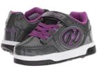 Heelys Plus X2 Lighted (little Kid/big Kid) (black Sparkle/purple) Girls Shoes