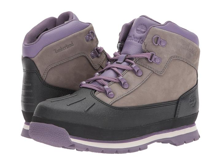 Timberland Kids Euro Hiker Shell Toe (big Kid) (pewter) Girl's Shoes