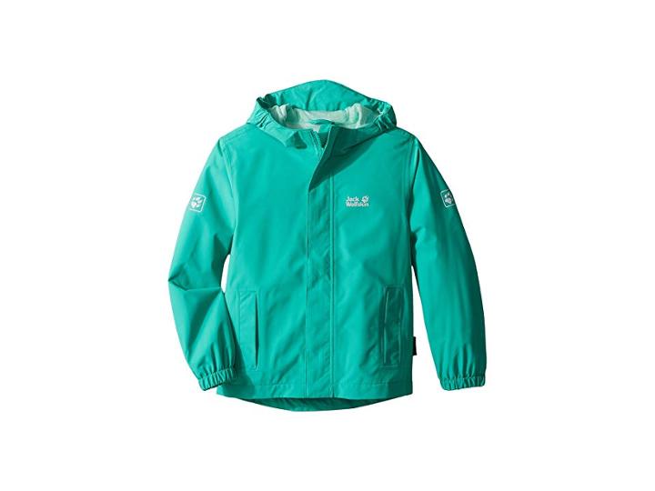 Jack Wolfskin Kids Pine Creek Jacket (infant/toddler/little Kids/big Kids) (deep Mint) Girl's Coat