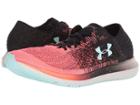 Under Armour Ua Threadborne Blur (neon Coral/black/tile Blue) Men's Shoes