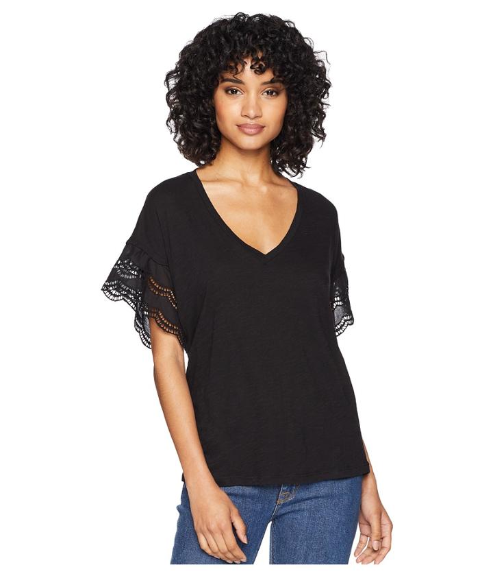 Joe's Jeans Millie Tee (black) Women's T Shirt