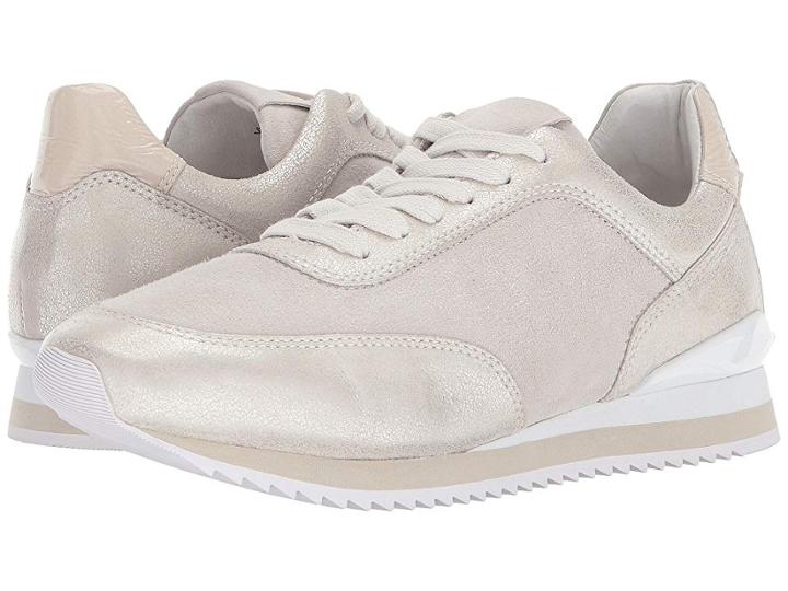 Johnston & Murphy Jules (ice Metallic Leather/kid Suede) Women's Lace Up Casual Shoes
