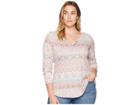 Aventura Clothing Plus Size Austen Long Sleeve Shirt (burnt Sienna) Women's Long Sleeve Pullover
