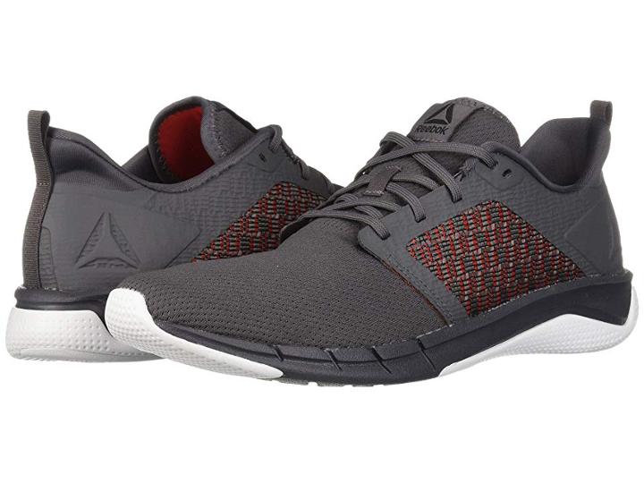 Reebok Print Run 3.0 (ash Grey/primal Red/white) Men's Running Shoes