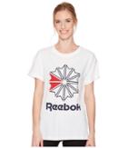 Reebok Reebok Classics Tee (white/collegiate Navy) Women's T Shirt
