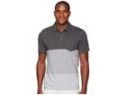 Travismathew Baisch Polo (heather Grey Pinstripe) Men's Short Sleeve Knit