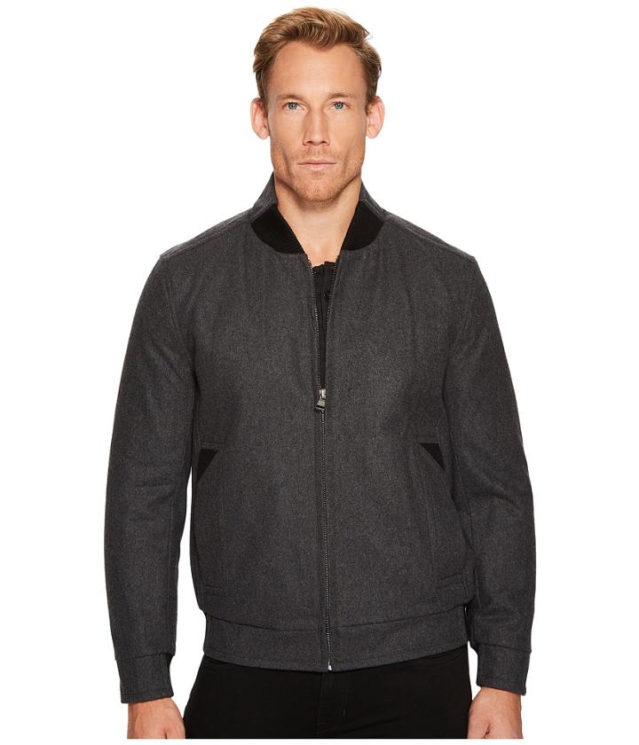 Marc New York By Andrew Marc Barlow Bomber (charcoal) Men's Coat