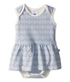 Toobydoo Pattern Ballerina Romper (infant) (blue) Girl's Jumpsuit & Rompers One Piece