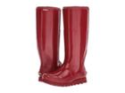 Sorel Joan Rain Tall Gloss (red Dahlia/candy Apple) Women's Waterproof Boots