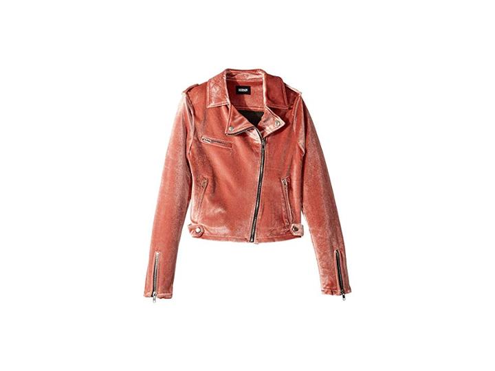 Hudson Kids Nadia Moto Jacket (big Kids) (peach) Girl's Coat