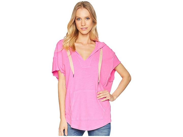Splendid Sleeveless Pullover (vintage Neon Pink) Women's Sleeveless