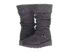 Bearpaw Kids Eureka (little Kid/big Kid) (charcoal) Girls Shoes