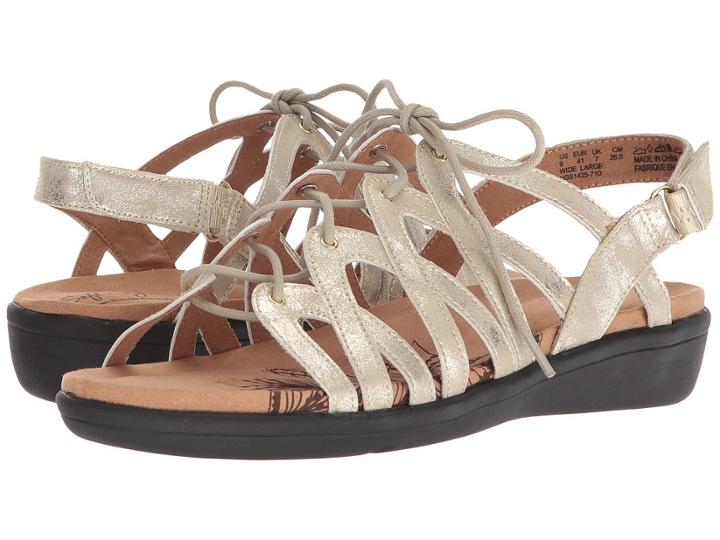 Soft Style Paisley (light Gold Eclipse) Women's Sandals