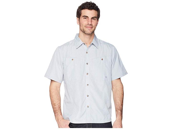 Mountain Khakis Trail Creek Short Sleeve Shirt (smoke) Men's Clothing
